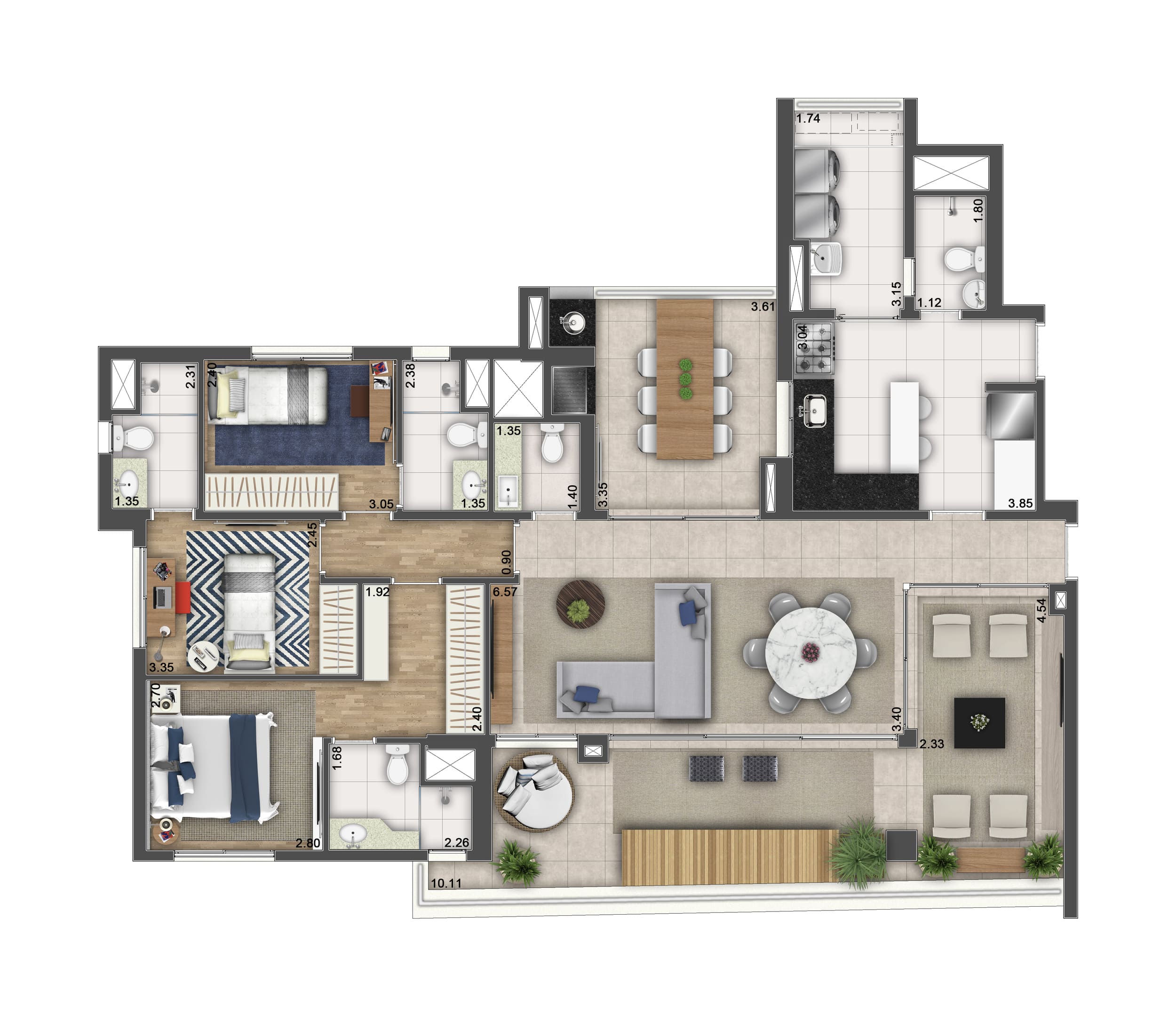 Opção 147m²